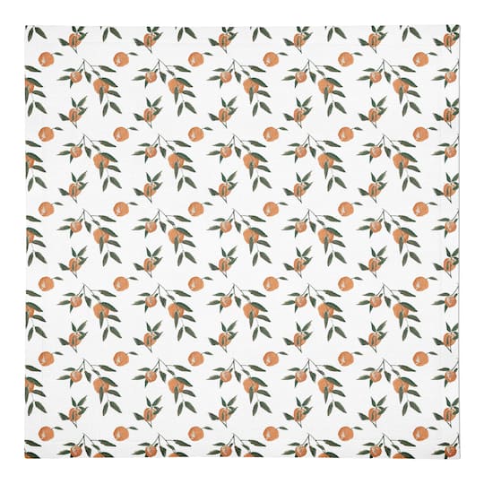 Peachy Pattern 10" x 10" Cotton Twill Napkin
